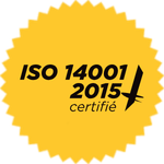 ISO 14001 2015 accredited badge
