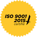 ISO 9001 2015 accredited badge